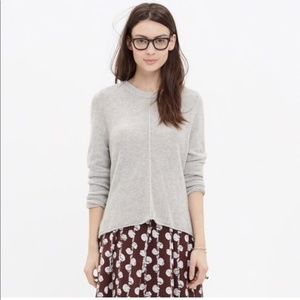 Madewell Gray "Just Right" Knitted Sweater Small